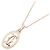Collana Cartier Double C Diamanti in Oro Rosa 18K D'oro