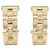 Orecchini Cartier Maillon Panthère Diamanti D'oro
