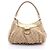 Borsa a tracolla Gucci Abbey GG Canvas Beige D'oro