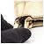 Borsa a tracolla Gucci Abbey GG Canvas Beige D'oro - vista 8