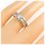 Bulgari Anello Bvlgari B.zero1 in Oro Bianco 18K e Diamanti - vista 4