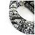 Borsa a mano media Lady D-Lite Christian Dior Plan de Paris Nero Bianco - vista 8