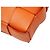 Borsa a tracolla Bottega Veneta Maxi Intrecciato Cassette Arancione - vista 6