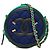 Borsa a tracolla e spalla con catena Chanel Coco Mark Matelassé CC Filigree Nero Arancione
