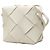 Borsa a tracolla in pelle bianca Bottega Veneta Bianco - vista 2
