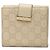 Cartera bi-fold Gucci Guccissima en cuero Ivory White Blanco Crudo