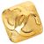 Spilla vintage Chanel Coco Mark motivo diamante D'oro