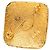 Spilla vintage Chanel Coco Mark motivo diamante D'oro - vista 3