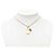 Colar com motivo de frasco de perfume Chanel Coco Mark Dourado - vista 5