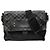 Borsa a tracolla Gucci Guccissima in pelle nera Nero