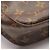 Borsa a tracolla Louis Vuitton Looping MM Monogram Marrone - vista 7