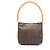 Borsa a tracolla Louis Vuitton Looping MM Monogram Marrone