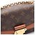 Borsa a tracolla Louis Vuitton Marceau Monogram Caramel Marrone - vista 7