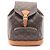 Zaino/Borsa Louis Vuitton Montsouris MM Marrone