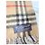 Burberry Check Kaschmirschal - Beige Braun Schwarz Rot - Ansicht 6