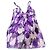 Top de seda Roberto Cavalli morado con estampado abstracto Blanco Dorado Púrpura