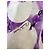 Top de seda Roberto Cavalli morado con estampado abstracto Blanco Dorado Púrpura - vista 6