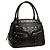 Borsa Hogan in pelle verniciata Nero Verde scuro