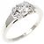 Cartier Ballerine Ring aus Platin mit Diamant