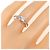 Cartier Ballerine Ring aus Platin mit Diamant - Ansicht 5