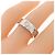 Cartier Love Ring mit halbem Diamant - Ansicht 4