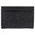 Chanel 82286 Tarjetero de piel de becerro granulada negra Negro - vista 2