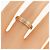 Cartier Three Gold Ehering - Ansicht 4
