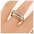 Anello Cartier Trinity MM Band Ring - vista 5