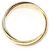 Anello Cartier Trinity in oro rosa bianco e giallo 18K - vista 2