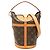 Bucket Borsa a secchiello Duffle Louis Vuitton Monogram marrone