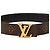 Cinturón reversible Louis Vuitton Monogram Initiales marrón Castaño - vista 4