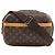 Borsa a tracolla Louis Vuitton Monogram Reporter PM Marrone