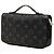 Louis Vuitton Monogram Eclipse Zippy XL Geldbörse Lang Schwarz - Ansicht 2