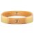 Bracciale Rigido in Resina Chanel CC Marrone