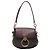 Chloé Borsa a tracolla Chloe Tess in pelle e camoscio Verde x Bordeaux Bordò
