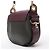 Chloé Borsa a tracolla Chloe Tess in pelle e camoscio Verde x Bordeaux Bordò - vista 3
