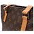 Borsa a tracolla Louis Vuitton Cabas Piano Monogram Canvas in marrone M51148 - vista 10