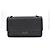 Chanel So Black Borsa a Tracolla Doppia Patta Pelle Chevron Nero - vista 2