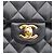Timeless Chanel Classic Flap Medium Tasche Schwarz Leder - Ansicht 11