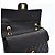 Timeless Chanel Classic Flap Medium Tasche Schwarz Leder - Ansicht 12