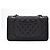 Timeless Chanel Classic Flap Medium Tasche Schwarz Leder - Ansicht 4