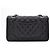 Timeless Chanel Classic Flap Medium Tasche Schwarz Leder - Ansicht 5