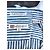 Camicia Pierre Balmain Monsieur a Righe Blu e Bianca Bianco - vista 5