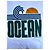 Autre Marque Bonne Esperance T-shirt in cotone "Ocean" - Bianca Bianco Blu Verde Arancione - vista 4