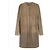 Autre Marque S Max Mara Abrigo de ante y cuero beige