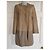 Autre Marque S Max Mara Abrigo de ante y cuero beige - vista 2