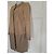 Autre Marque S Max Mara Abrigo de ante y cuero beige - vista 3