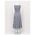 Vestido midi de seda estampado Diane von Furstenberg Blanco Gris - vista 4