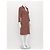 Vestido polo Diane von Furstenberg de jersey de seda Castaño Negro Blanco Roja - vista 2