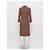 Vestido polo Diane von Furstenberg de jersey de seda Castaño Negro Blanco Roja - vista 4